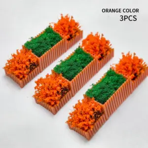 Vibrant Miniature Flower Bed Set for Dioramas 16 S71cd344761fc432699d5a79232851d25B