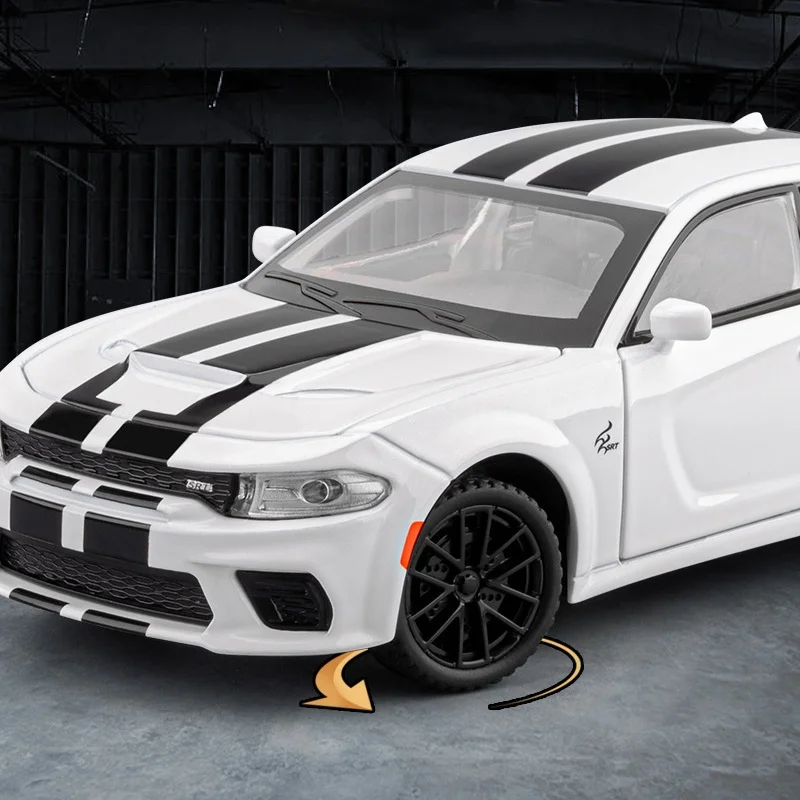 1:32 Scale Charger SRT Diecast Model with Sound 3 1:32 Scale Charger SRT Diecast Model with Sound - Image 3