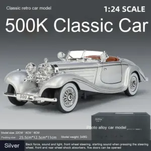 Vintage Benz 500K Diecast Model 1:24 Scale 17 S7261974fd38e4752bc3eb7d25000ca61t