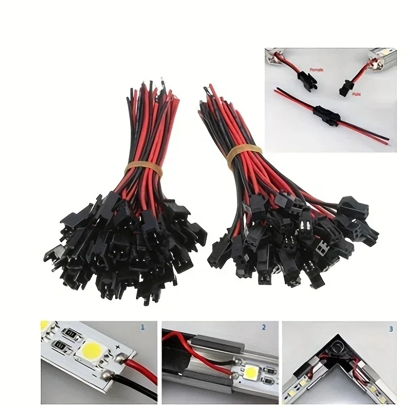 Male-to-Female Wire Connector Set for LEDs 2 Male-to-Female Wire Connector Set for LEDs - Image 2