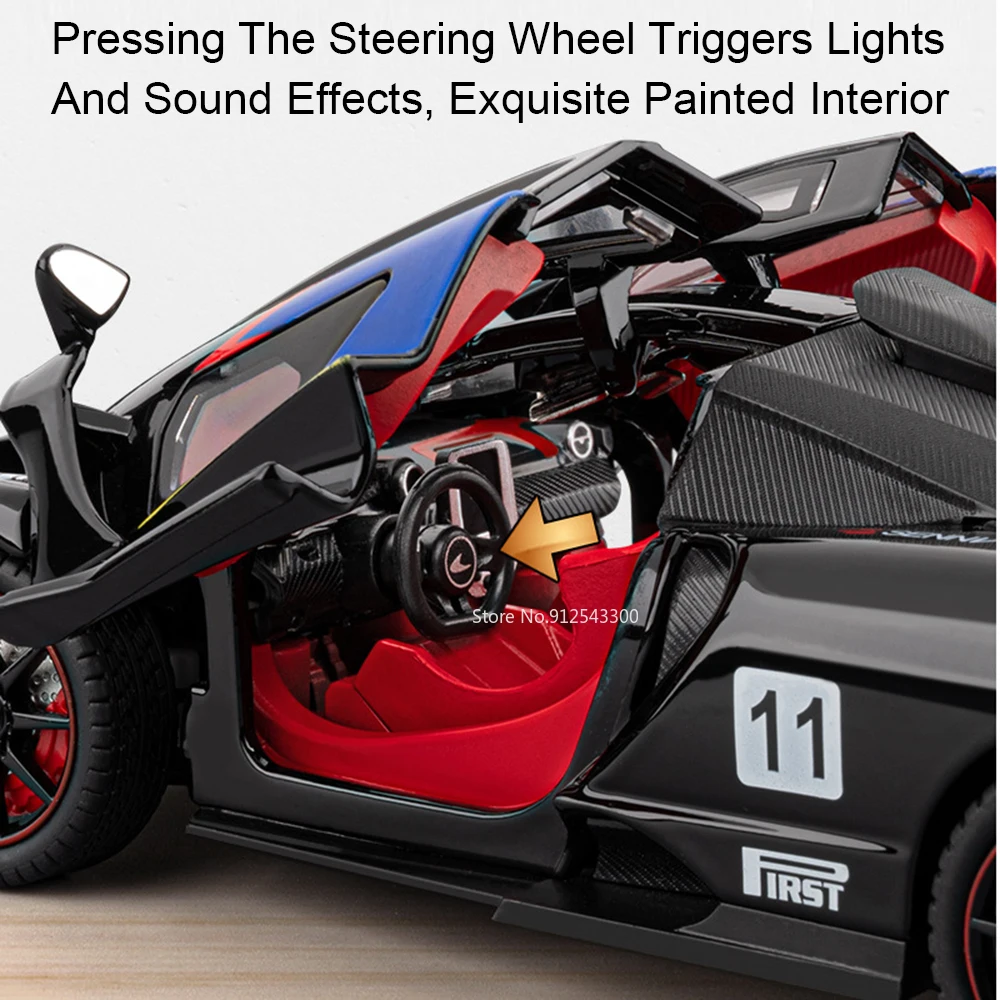 Senna P1 1:24 Scale Die-Cast Model Car 3 Senna P1 1:24 Scale Die-Cast Model Car - Image 3