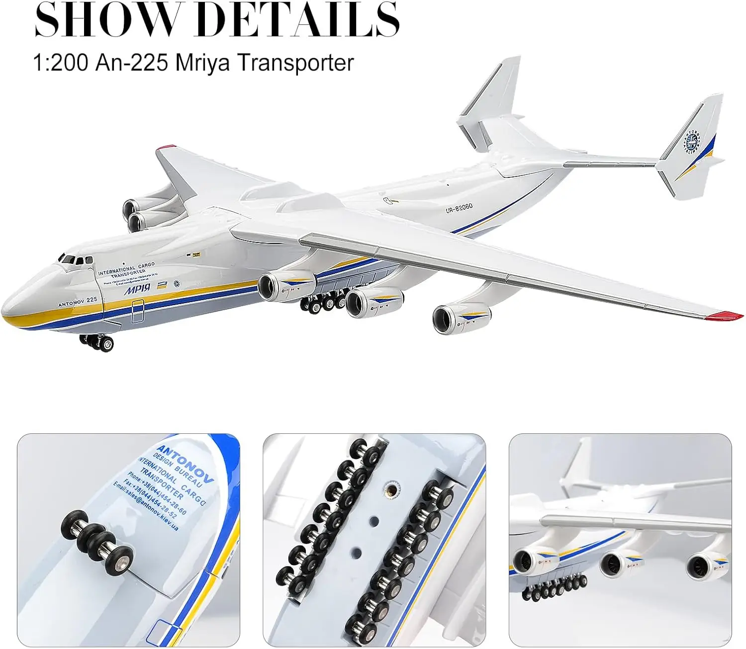 Antonov An-225 Mriya 1/200 Scale Model 4 Antonov An-225 Mriya 1/200 Scale Model - Image 4
