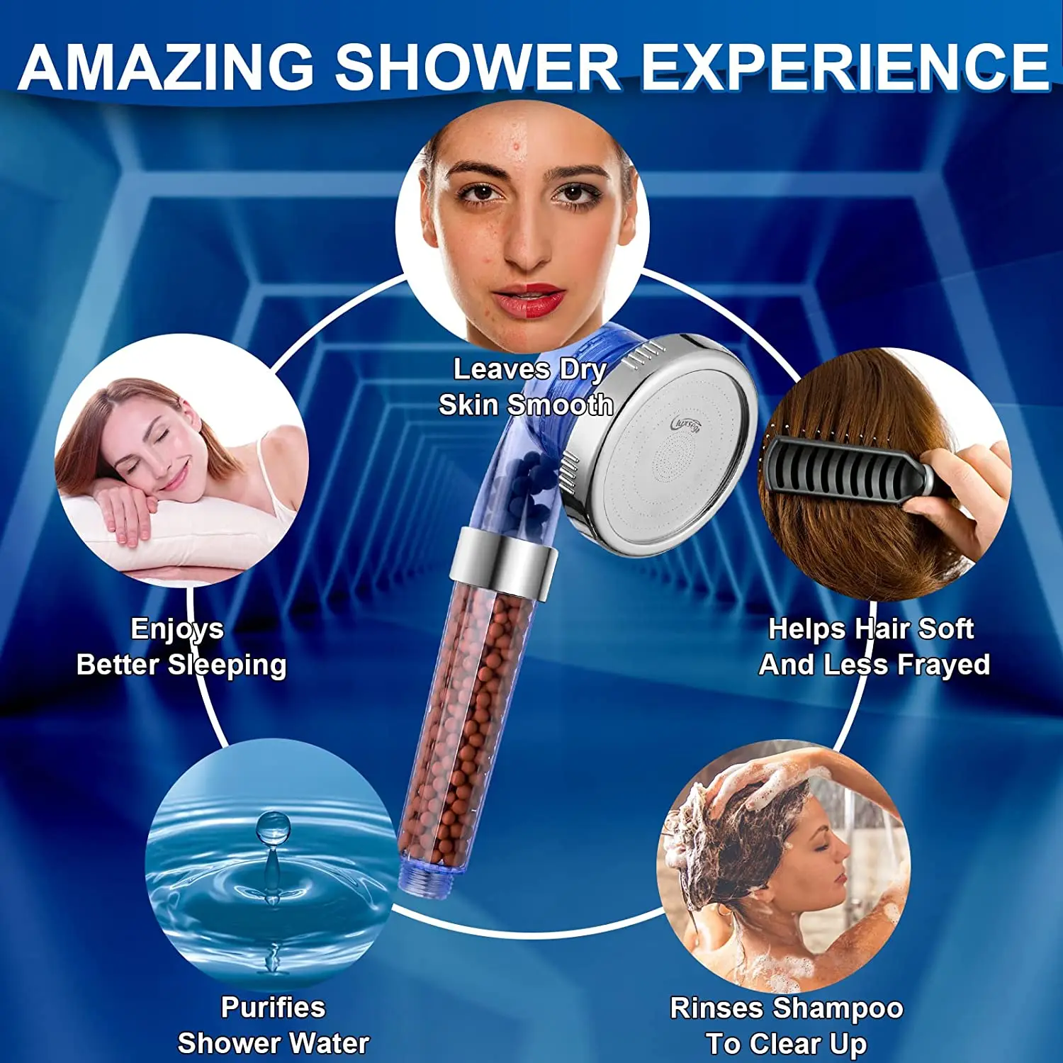 Modern 3-Mode Filtered Shower Head 5 Modern 3-Mode Filtered Shower Head - Image 5