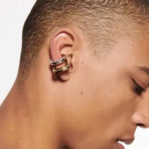 Stainless Steel Geometric Clip Earrings 15 S73219ac75ef14dbeaf12a2c2c0b1ab19k