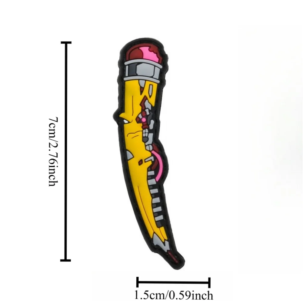 Tactical Pencil-shaped PVC Bag Patch 5 Tactical Pencil-shaped PVC Bag Patch - Image 5