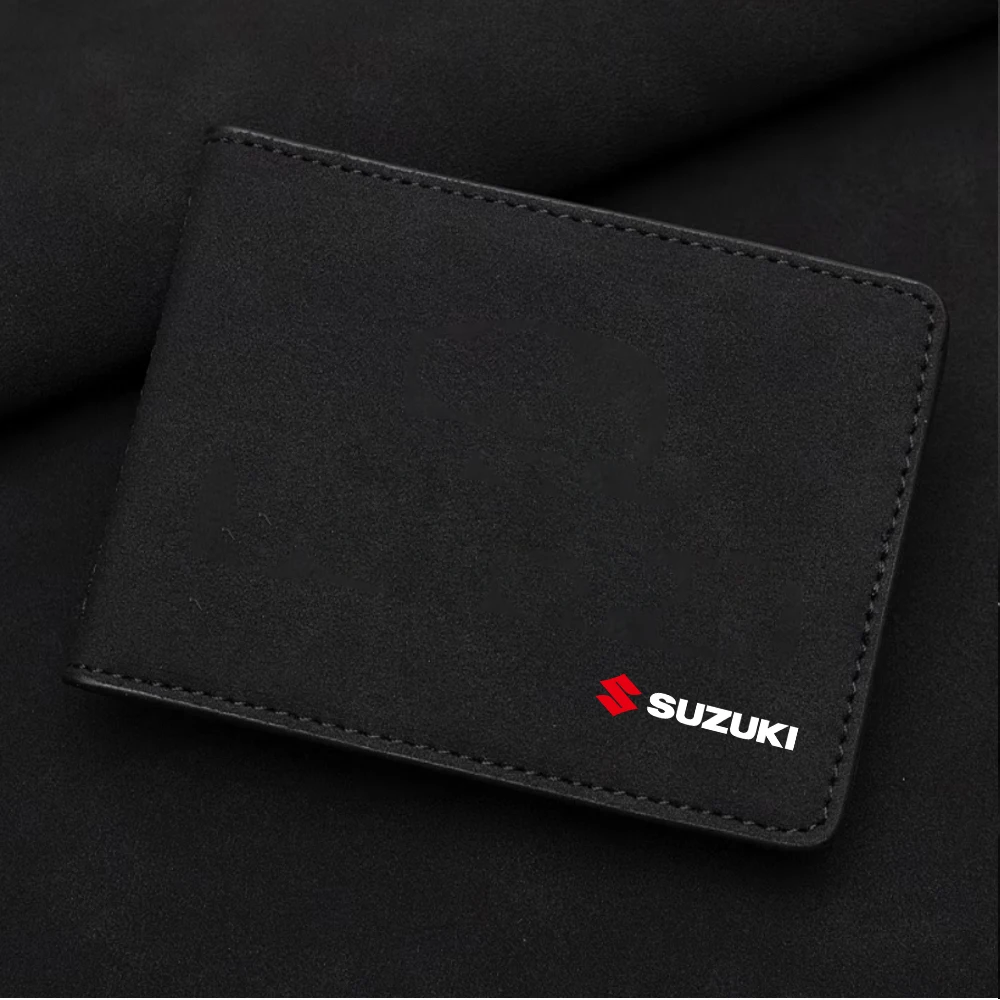 Suzuki Suede Driver License Holder 4.1x3.1 in 3 Suzuki Suede Driver License Holder 4.1x3.1 in - Image 3