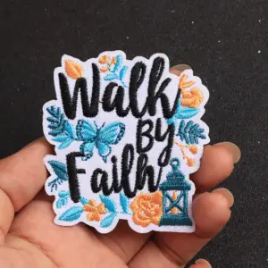 Butterfly Letters Patches Set of Five