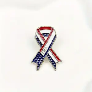 Patriotic Blue Flag Ribbon Lapel Brooch 10 S7356952592644de69fd72f0fca593350q