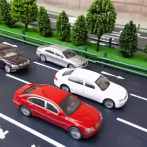 White HO Scale Guardrails Set for Model Railways 12 S7359368740bc40e79696fcfb560f8806K