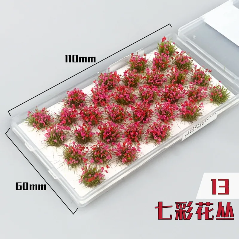 Miniature Flower and Grass Clusters Set – 32 Pieces 3 Miniature Flower and Grass Clusters Set – 32 Pieces - Image 3