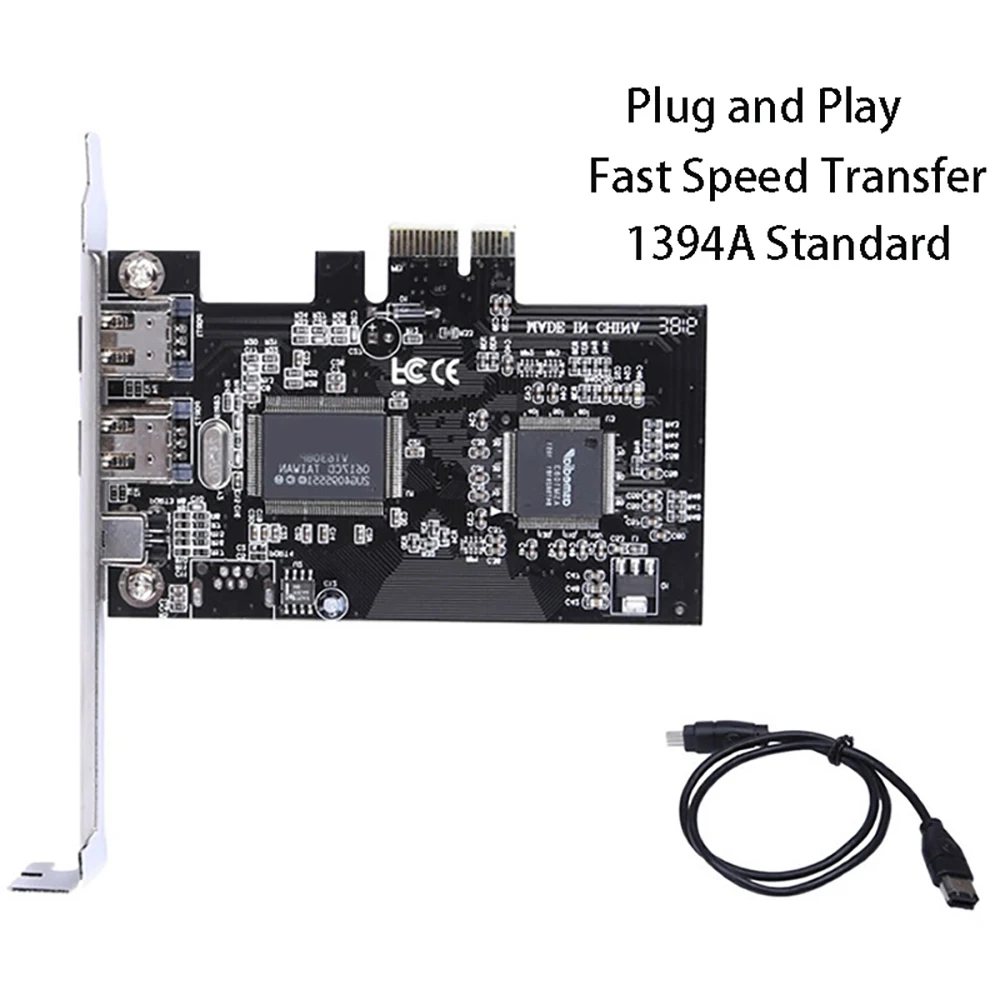 PCIe to IEEE 1394 FireWire Expansion Card 4 PCIe to IEEE 1394 FireWire Expansion Card - Image 4