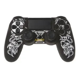 Yellow and Black PS4 Controller Silicone Cover 11 S739026616b6a49eba06290c498ba3547c