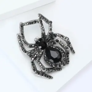 Unisex Spider Brooch Model XZ7413 with Gemstone 12 S73bce8909586402b8f07a09535d30351m