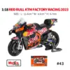 2023 Red Bull KTM Motorcycle Model 1:18 Scale
