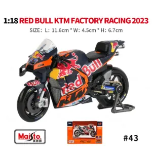 2023 Red Bull KTM Motorcycle Model 1:18 Scale