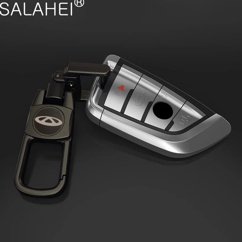 Sophisticated Black Alloy Car Keychain 3 Sophisticated Black Alloy Car Keychain - Image 3