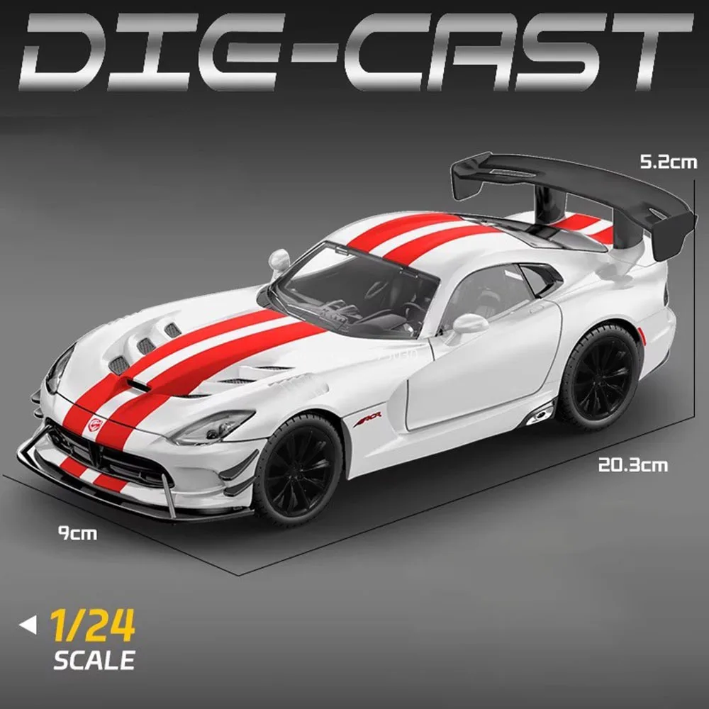1:24 Scale Dodge Viper Diecast Model 10 1:24 Scale Dodge Viper Diecast Model - Image 10