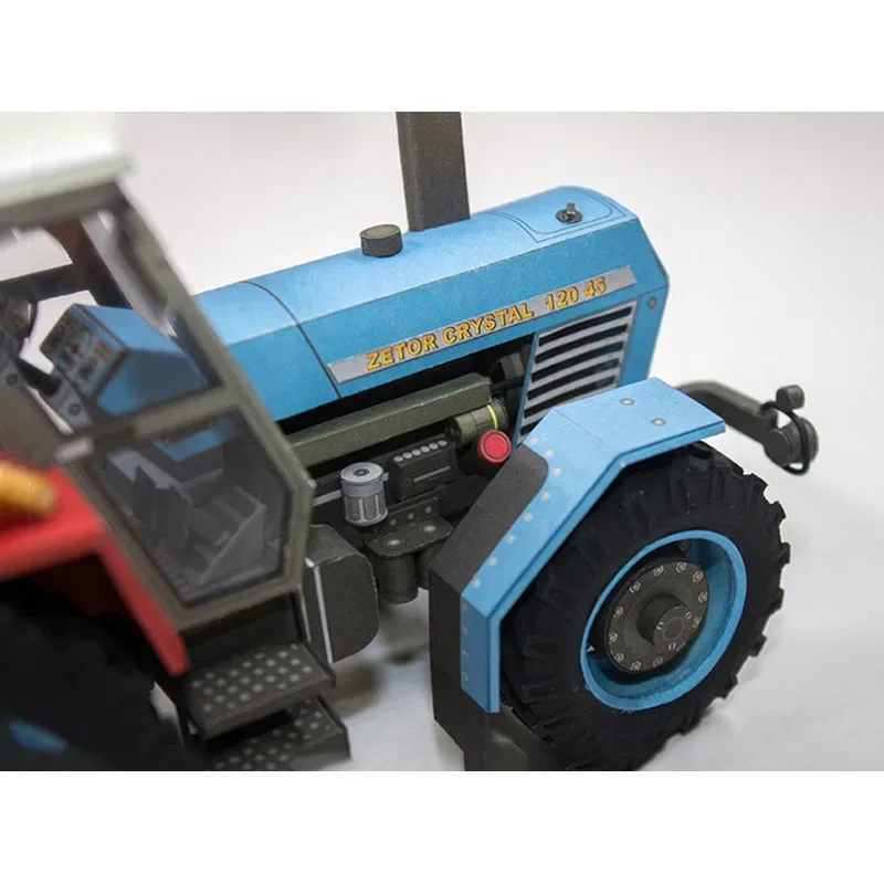 Zetor 120 45 Tractor Paper Model Kit 4 Zetor 120 45 Tractor Paper Model Kit - Image 4