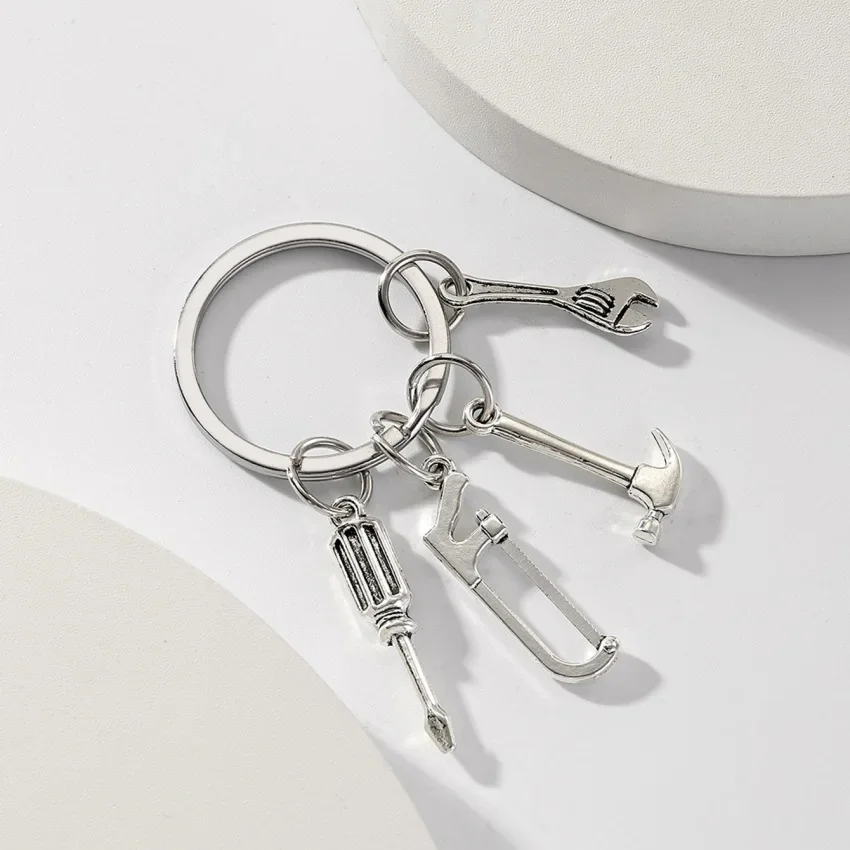 Mini Tools Keychain in Silver with 9 Colors 3 Mini Tools Keychain in Silver with 9 Colors - Image 3