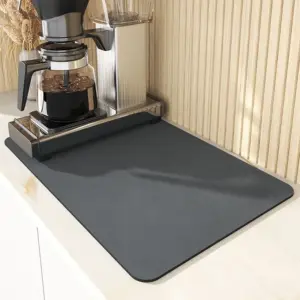 Black Kitchen Drain Mat with High Absorbency 16 S749e2cc7789d463c8310df5a1bbb78f2n