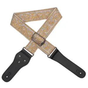 Embroidered Guitar Strap with Paisley Design 10 S74a4ea3476584261a073b433b20995c9z