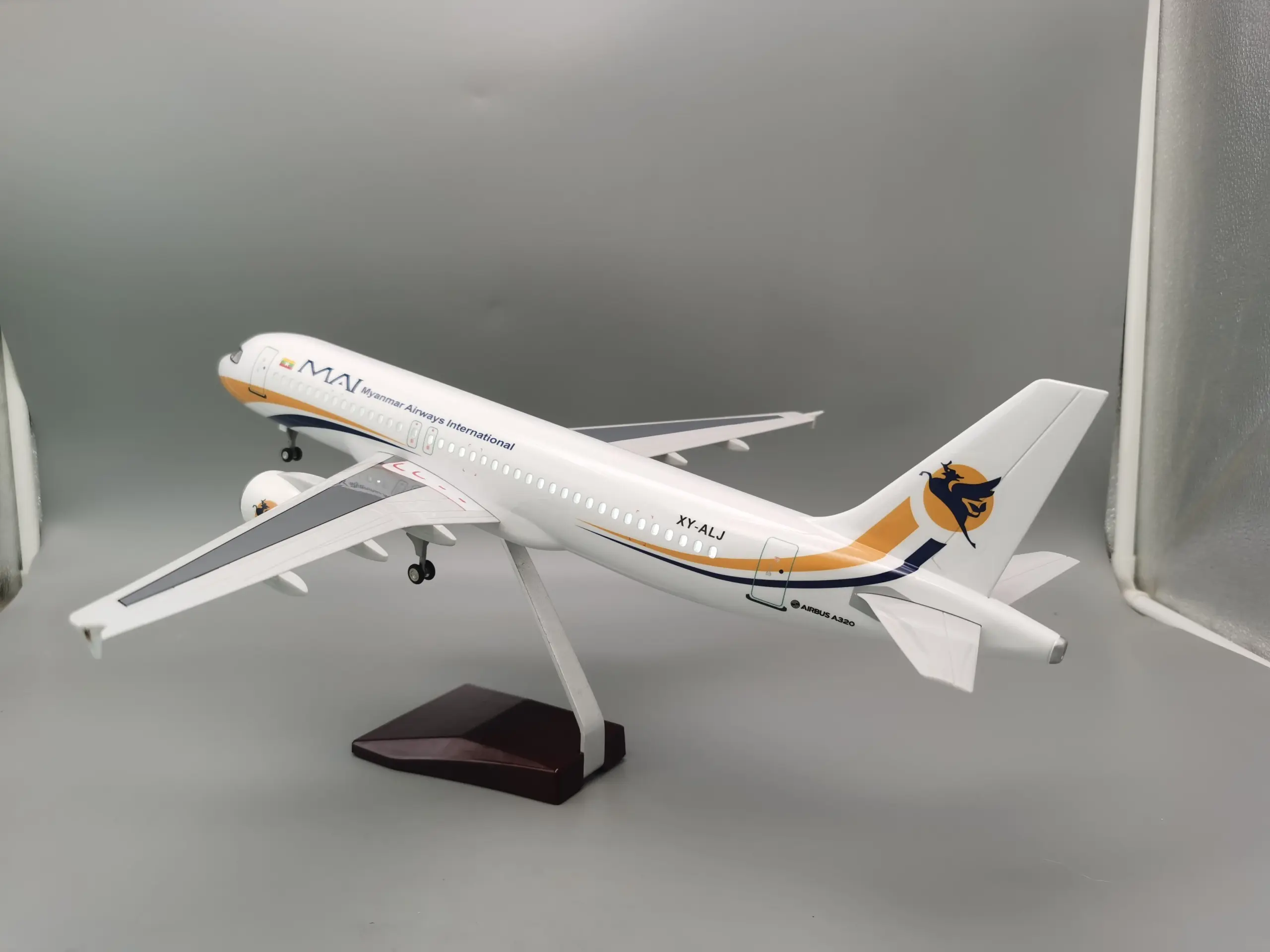 Myanmar Air Airlines A320 NEO Model 1/80 Scale 5 Myanmar Air Airlines A320 NEO Model 1/80 Scale - Image 5
