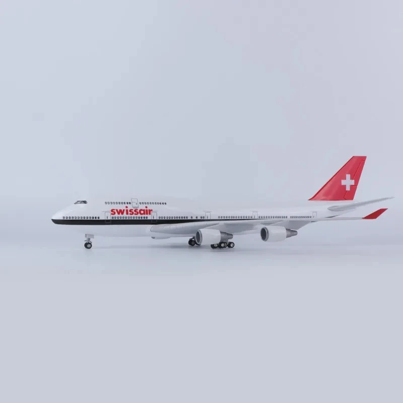 Swissair Boeing 747 Resin Model Display 5 Swissair Boeing 747 Resin Model Display - Image 5