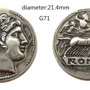 Vintage Greek Coin Replica with Antique Finish 4 S75206a358cd047fa89ac64cea7aeac8bC
