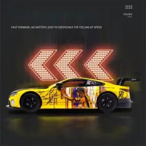 1:32 BMW M8 GTE Diecast Model with Sound 15 S753d0bc76cb64d48911da984f6dcf63f9