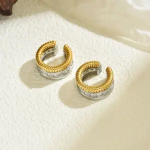 Stainless Steel Clip Earrings Model T531 10 S754abee6765e4c5d9494d1daf5763049O