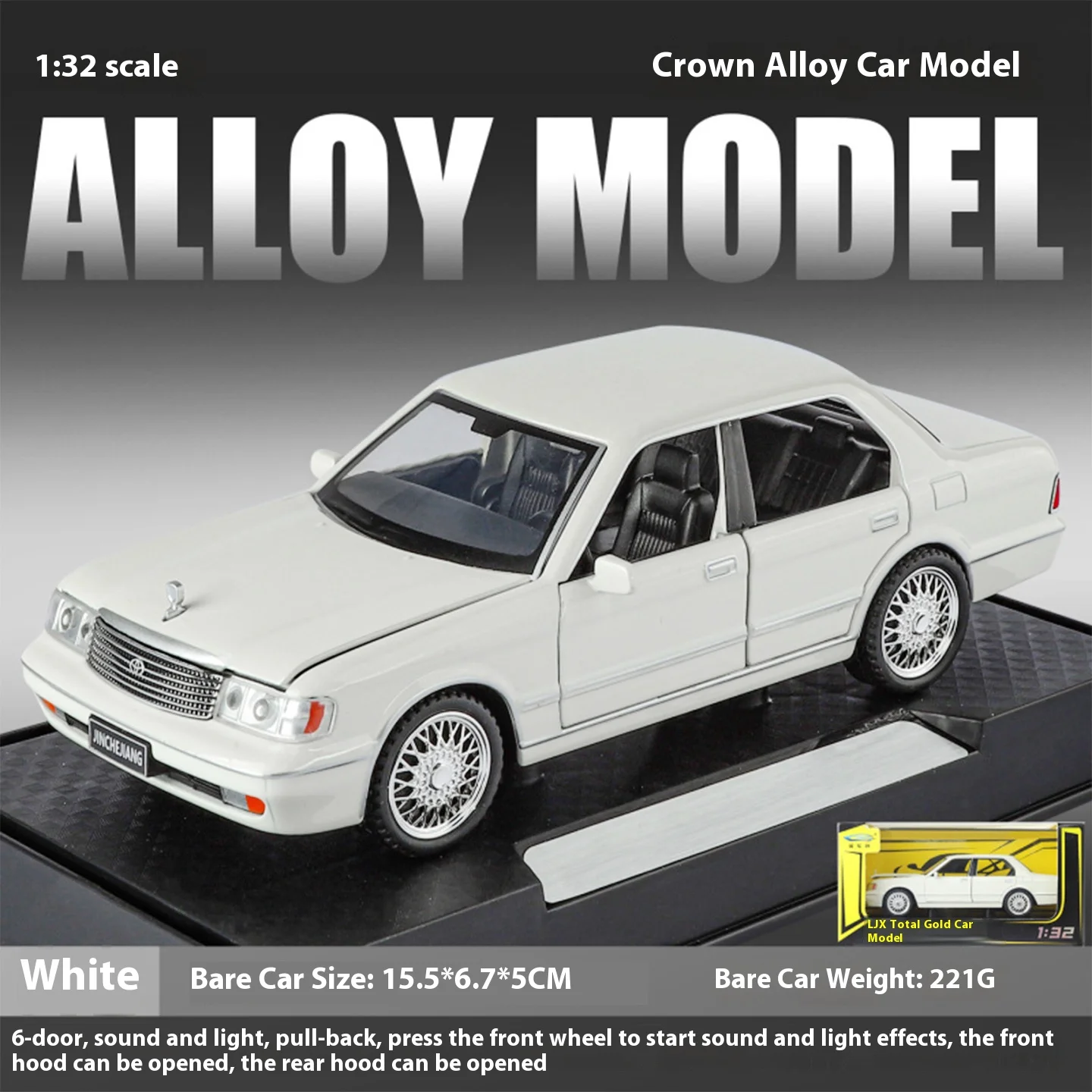1/32 Die-Cast Toyota Crown Model Replica 9 1/32 Die-Cast Toyota Crown Model Replica - Image 9