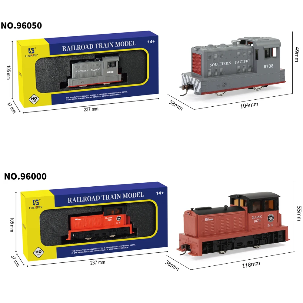 HO Scale Diesel Locomotive Model 96050 in Gray/Red 6 HO Scale Diesel Locomotive Model 96050 in Gray/Red - Image 6