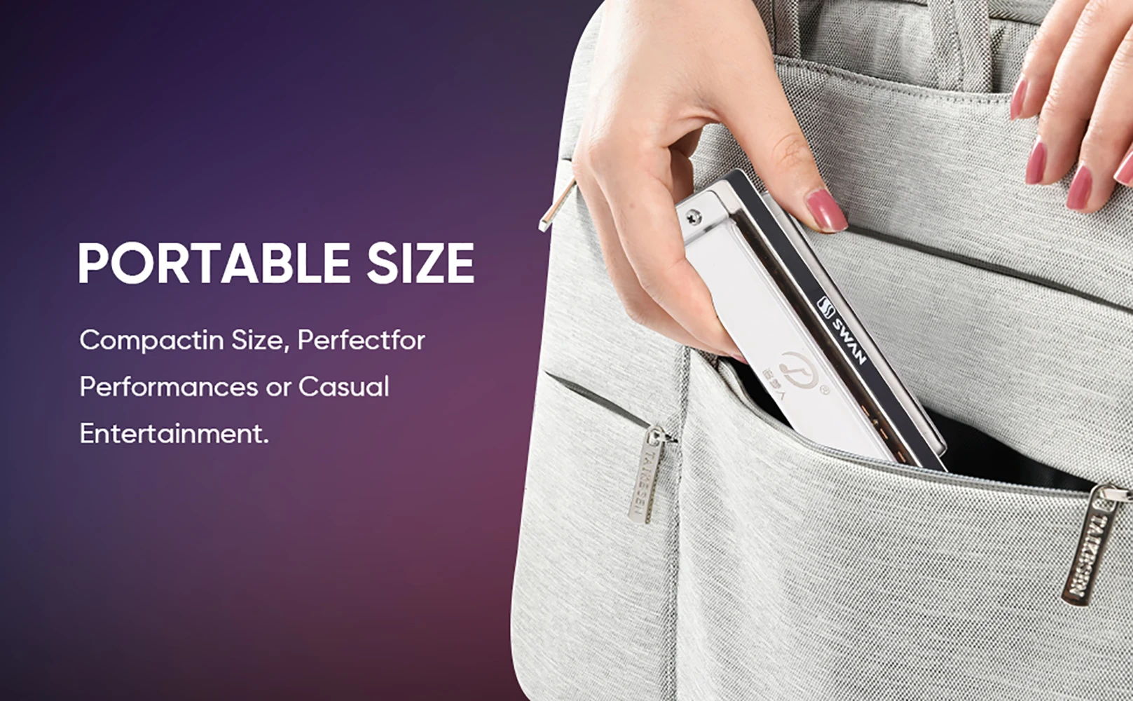 Elegant 12-Key Diatonic Blues Harmonica 6 Elegant 12-Key Diatonic Blues Harmonica - Image 6