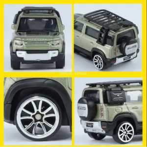 White Land Rover Defender 110 Model Replica 13 S75859e901f2c48cdb89621a4ee05734d5