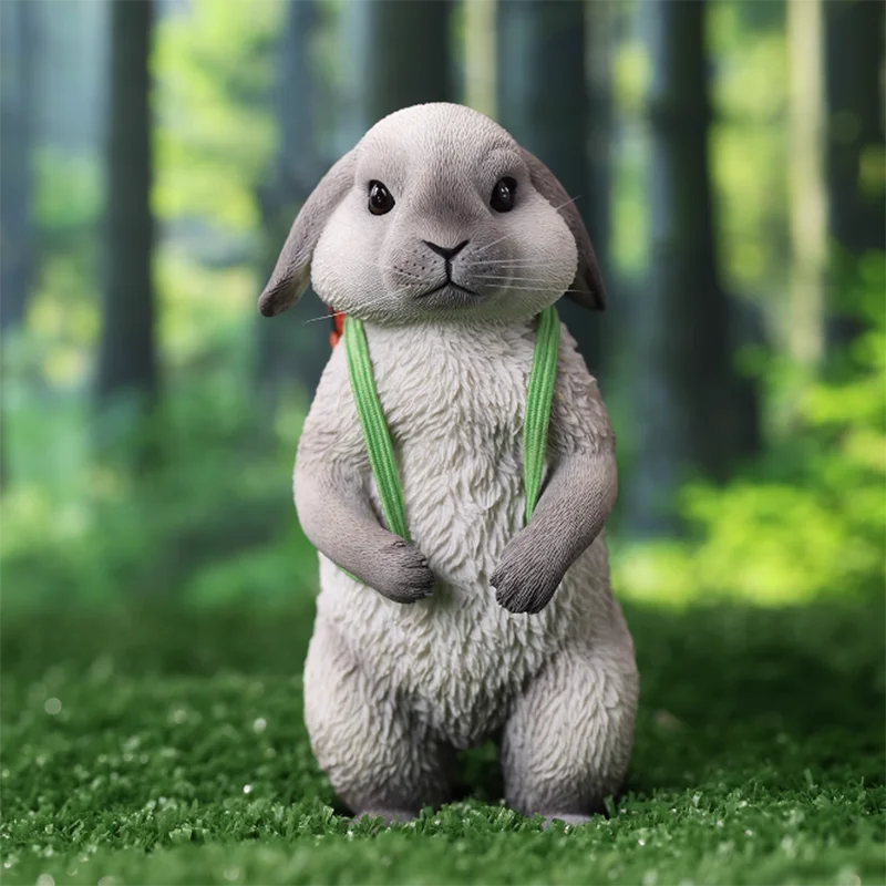 1:4 Scale Lop-Eared Rabbit Resin Figurine 3 1:4 Scale Lop-Eared Rabbit Resin Figurine - Image 3