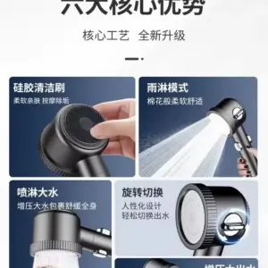 Modern Handheld Shower Head with Adjustable Modes 12 S7616b105abb54ce0a888c64bf3c3f761J