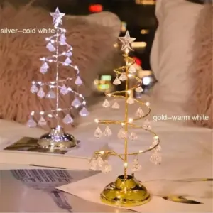 Elegant 38cm LED Christmas Tree Lamp with Crystals 13 S76185b00817b48dc9183d272c120f91ah