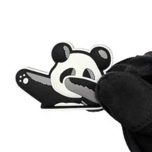 Playful Panda PVC Patch for DIY Customization 11 S76455258647441179558e76efb9f35dfE