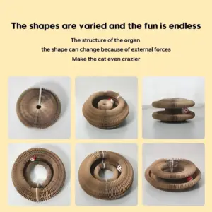 Natural Kraft Corrugated Cat Play Toy 8 S76709f5a2a774532aad15352848752a9r