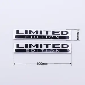 Aluminum Vehicle Badge Set with 100 Decals 12 S7670d3192a55471884ce56c381f0ff62x