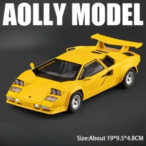 Yellow Supercar Model 1:24 Scale with Sound 17 S7678f4a60ed94224ae5a321ba6b4633dz