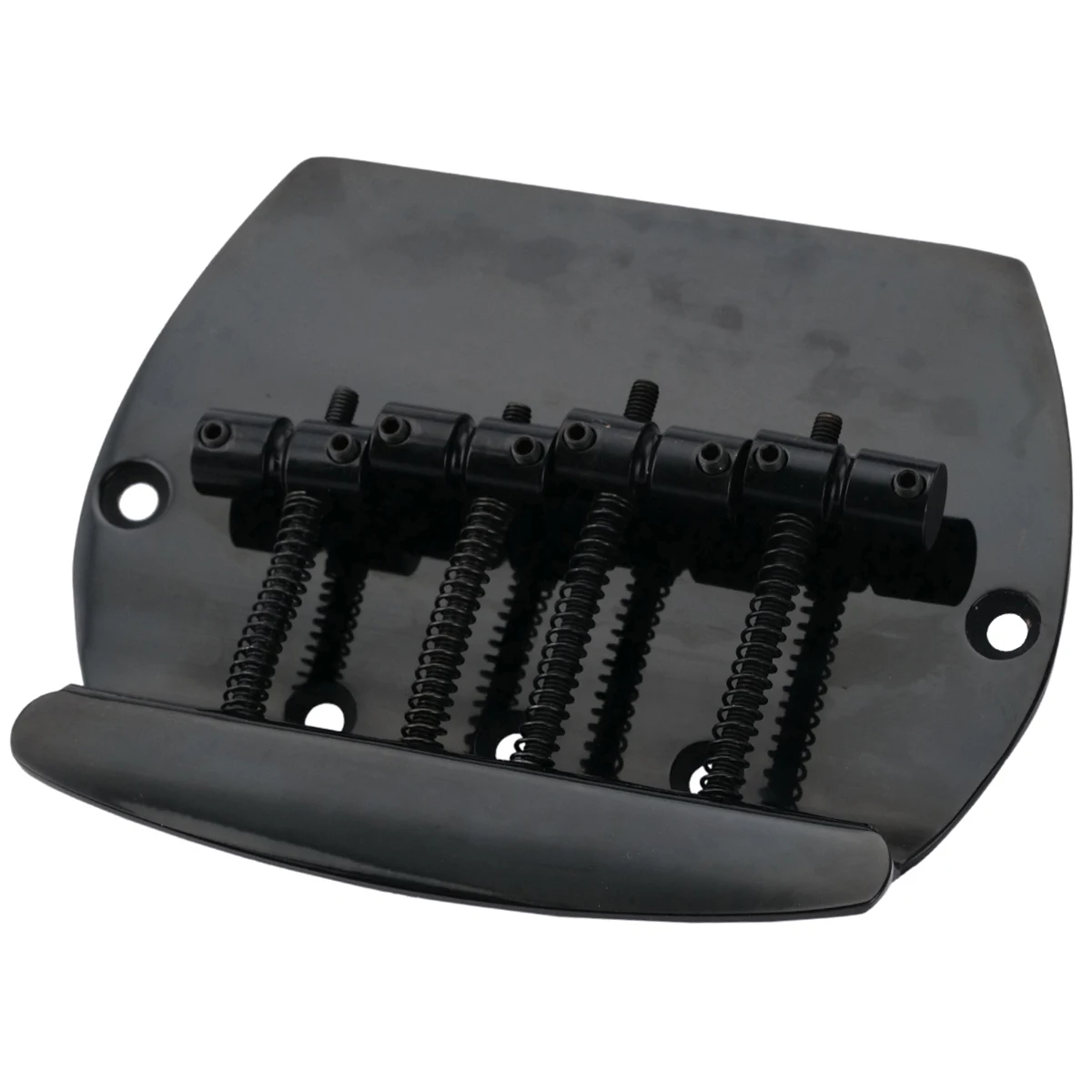 Musiclily Pro 57mm 4-String Bass Bridge in Black 3 Musiclily Pro 57mm 4-String Bass Bridge in Black - Image 3