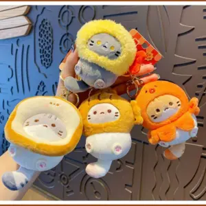 Cute Plush Animal Keychain Collection