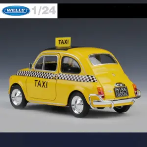 1:24 Fiat Nuova Fiat 500 Taxi Diecast Model 12 S76dea644e10041d3b9162bd24319372c6