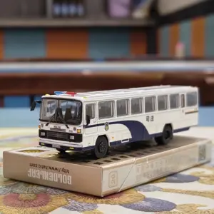1/110 Scale Alloy Police Bus Model 8 S76eb2a85d5934213a0982bfc2fe87a1c9