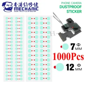 MECHANIC DP12 1000PCS/Pack Phone Camera Protective Sticker Suitable For Rear/Front Camera Repair Anti-Scratch and Dust-Proof