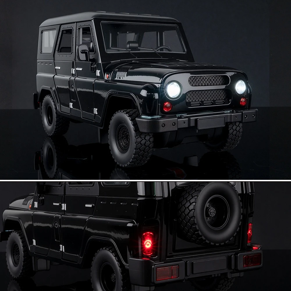 UAZ Hunter 1:18 Diecast Off-Road Model 3 UAZ Hunter 1:18 Diecast Off-Road Model - Image 3