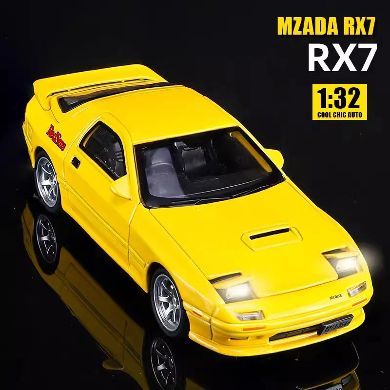 White Mazda RX-7 Diecast Model 1:32 Scale 6 White Mazda RX-7 Diecast Model 1:32 Scale - Image 6