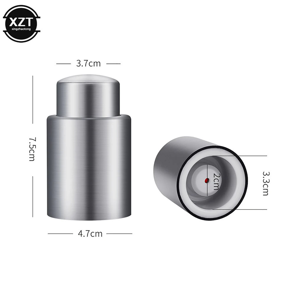 Stainless Steel Vacuum Wine Stopper 6 Stainless Steel Vacuum Wine Stopper - Image 6