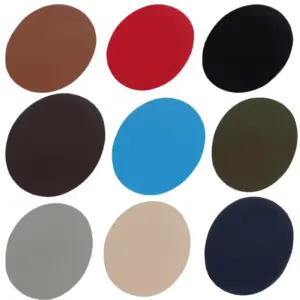 Round Leather Self-Adhesive Patches 13.5 x 11 cm 12 S7743334822ad497d894dac5224e1f111H